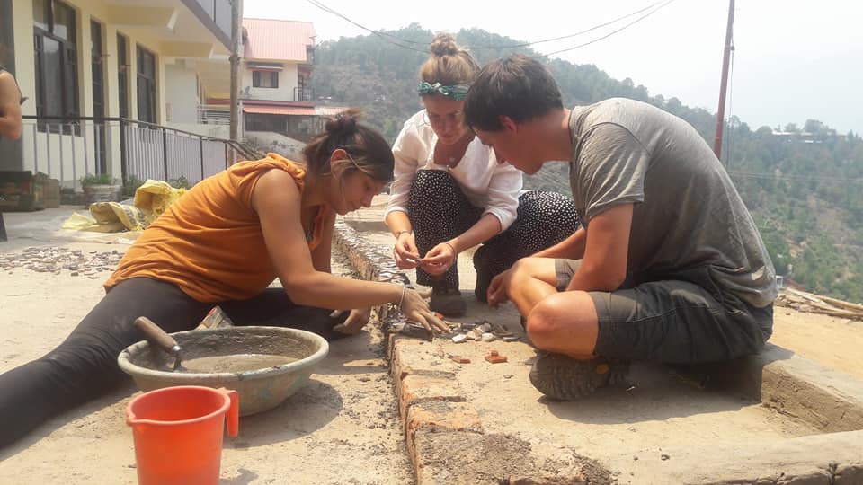 Hands-on construction work